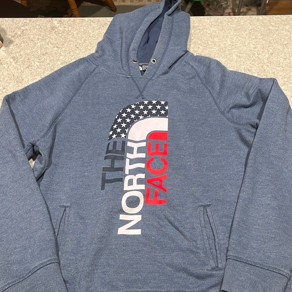 Womens TNF patriotic hoodie